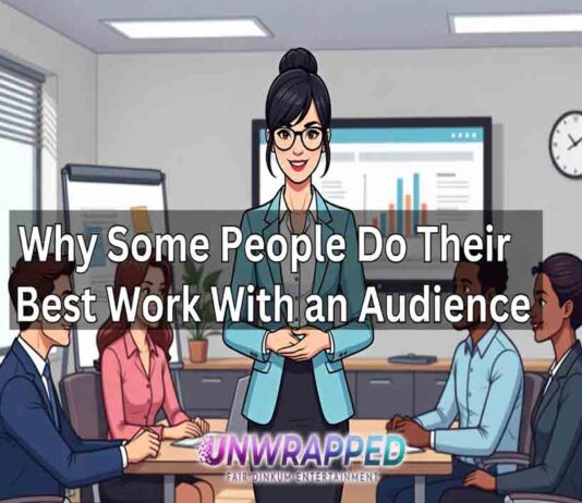 Why Some People Do Their Best Work With an Audience