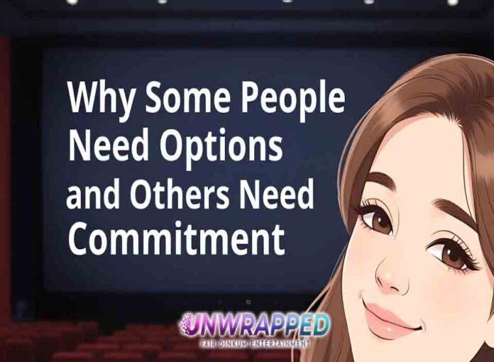 Why Some People Need Options and Others Need Commitment Why Some People Need Options and Others Need Commitment