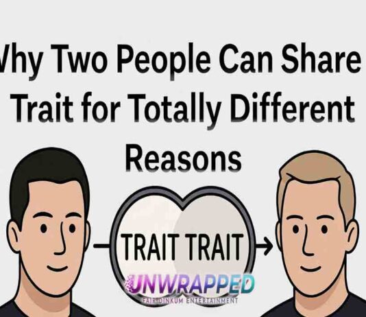Why Two People Can Share a Trait for Totally Different Reasons
