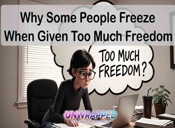 Why Some People Freeze When Given Too Much Freedom