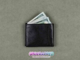 a wallet with less money