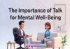 The Importance of Talk for Mental Well-Being