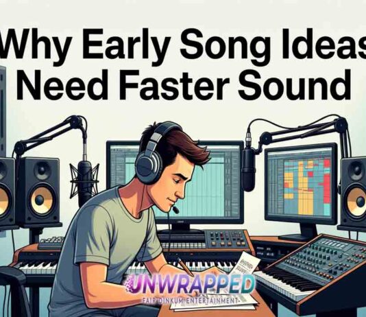 Why Early Song Ideas Need Faster Sound
