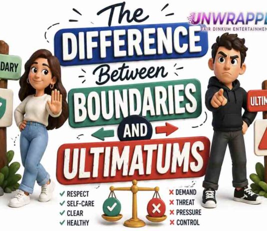 The Difference Between Boundaries and Ultimatums