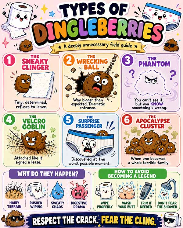 Why do dingleberries happen?