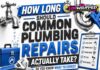 How Long Should Common Plumbing Repairs Actually Take? So You Know What to Expect