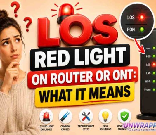 LOS Red Light on Router or ONT