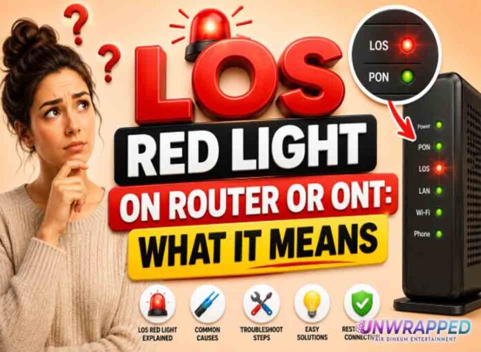 LOS Red Light on Router or ONT