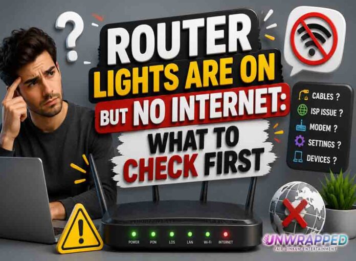 Router Lights Are On But No Internet: What to Check First