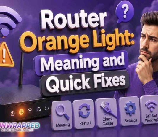 Router Orange Light: Meaning and Quick Fixes