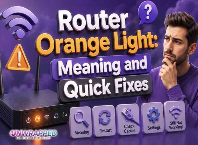 Router Orange Light: Meaning and Quick Fixes