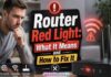 Router Red Light: What It Means and How to Fix It