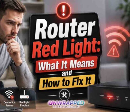 Router Red Light: What It Means and How to Fix It