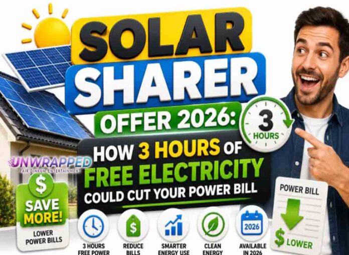 Solar Sharer Offer 2026