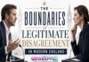 The Boundaries of Legitimate Disagreement in Modern England The Boundaries of Legitimate Disagreement in Modern England