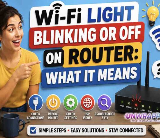 Wi-Fi Light Blinking or Off on Router