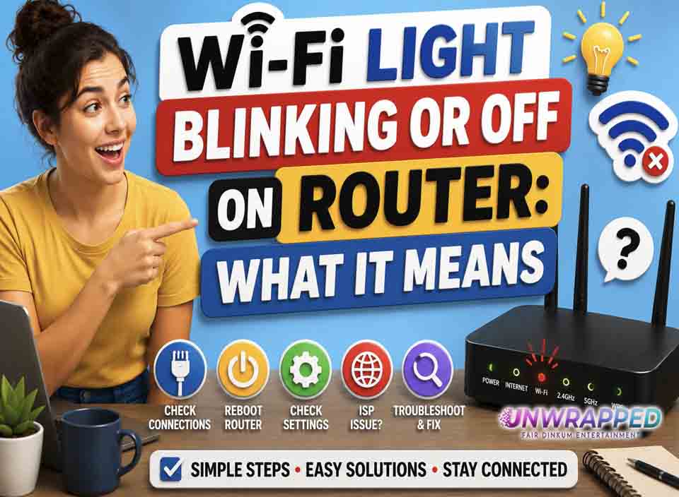 Blink Internet Router Wi-Fi Light Blinking or Off on Router: What It Means