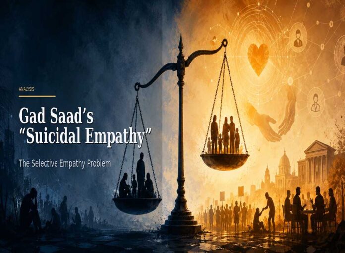 Gad Saad’s “Suicidal Empathy”: The Selective Empathy Problem
