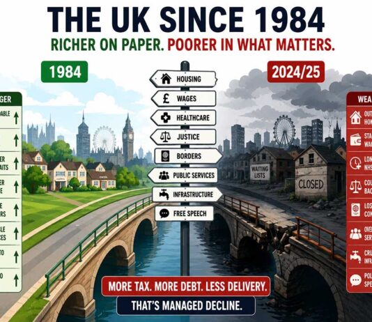 Is the UK in Managed Decline Since 1984? The Honest Fact-Based Case