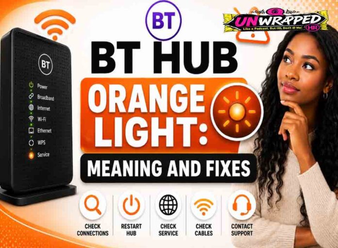 BT Hub Orange Light: Meaning and Fixes