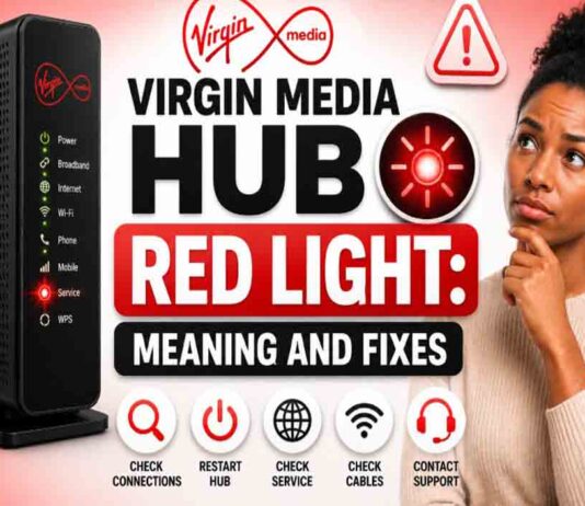 Virgin Media Hub Red Light: Meaning and Fixes