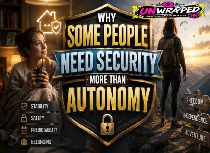 Why Some People Need Security More Than Autonomy Why Some People Need Security More Than Autonomy