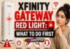 Xfinity Gateway Red Light