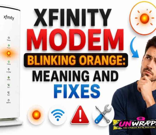 Xfinity Modem Blinking Orange