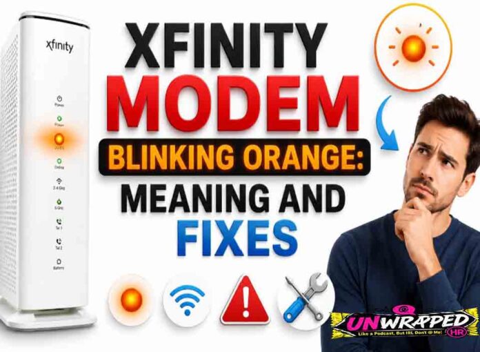 Xfinity Modem Blinking Orange