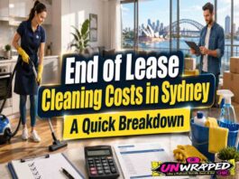 End of Lease Cleaning Costs in Sydney